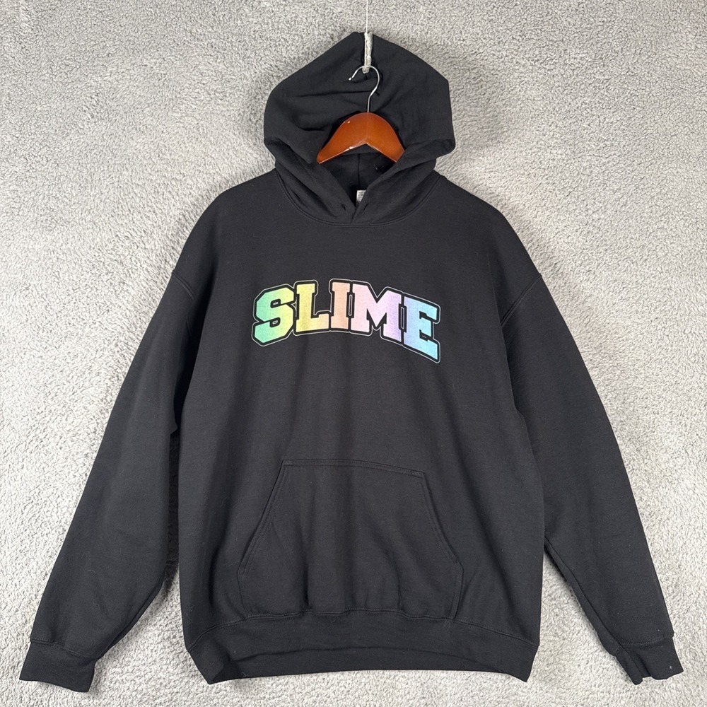 Young Thug Slime Tour Hoodie Mens Large Machine Gun Kelly MGK Gildan Heavy